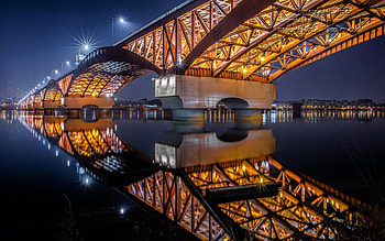 Seongsu Bridge, Korea HD wallpaper