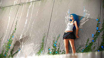 Anime Girl Mini Skirt, mini-skirt, mini-dress, anime, anime-girl HD wallpaper