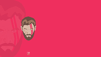 Thor Face Minimalism, thor, minimalism, artist, artwork, artstation, superheroes HD wallpaper