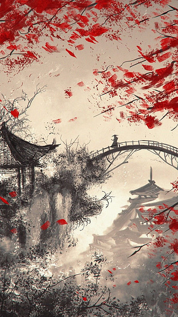 aesthetic, Traditional Japanese Art HD phone wallpaper