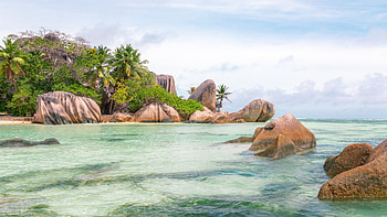 Seychelles landscapes, Majestic granite rocks, Pristine beaches, Pure serenity HD wallpaper