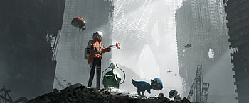 Abandoned City, bulbasaur, pokemon, anime, artist, artwork, digital-art, artstation HD wallpaper
