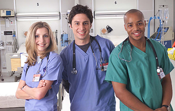 Sarah Chalke, Scrubs star, Virtual cast reunion, Excitement grows HD wallpaper