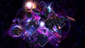 Dark Star Orianna Kha'Zix, Thresh & Varus by syraelx Fan Art HD wallpaper