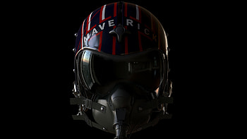 Maxence Fleury, Top Gun Maverick helmet, HGU 33P, Impressive design HD wallpaper