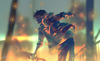 Boy Anime Artwork, anime, artwork HD wallpaper