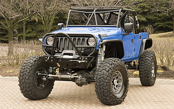 Jeep Wrangler Blue Crush, blue, wrangler, jeep, crush, cars, 4x4 HD wallpaper