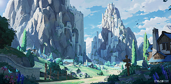 Empire city, fantasy, city, fantasy city HD wallpaper