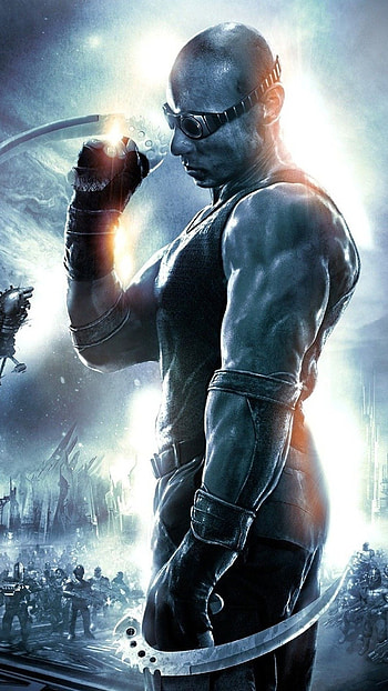 Chronicles of Riddick, Vin Diesel, hero movie HD phone wallpaper