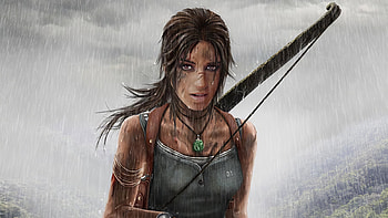 Lara Croft With Gun, lara-croft, tomb-raider, games, artist, artwork, digital-art, deviantart HD wallpaper
