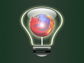 firefox lightblub, firefox, lightblub HD wallpaper