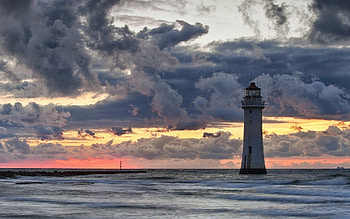 Coast lighthouse , Sea views, Coastal landscapes, Nautical beauty HD wallpaper