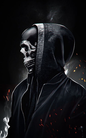 Skull, entertainment, sleeve HD phone wallpaper