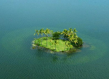 Little-Green-Island, island, , green, cool, little HD wallpaper