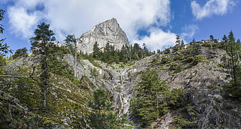 Root Creek Falls, fun, cool, nature, mountains, forest HD wallpaper