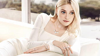 Dakota Fanning, celebrity, white dress, beautiful, models, people, dress, actresses HD wallpaper