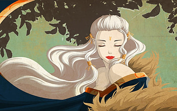 Fantasy Girl, vector, elf, fantasy, art HD wallpaper