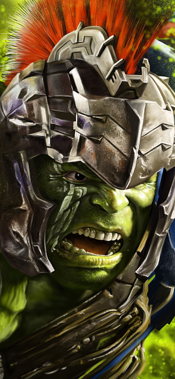 Hulk, Thor Ragnarok, Artwork, Marvel Comics HD phone wallpaper