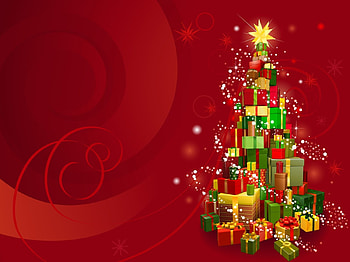Christmas tree, decoration, holiday, christmas, red, tree HD wallpaper