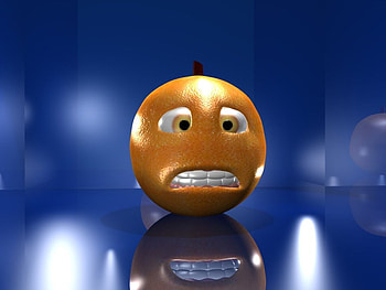 Weird Orange, fruit, seed, orange, weird HD wallpaper