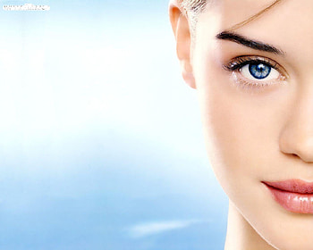 CSASCANUNKNOWN, blue, face, girl, models, people, eye HD wallpaper