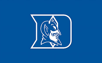 Minimalist Duke Blue Devil —, Blue, Minimalist, Minimalist Blue HD wallpaper