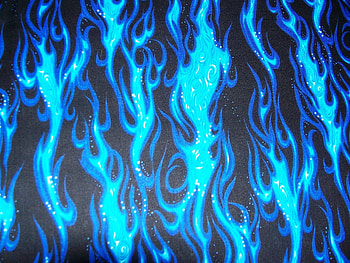 Blue water flames HD wallpaper