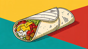 Delicious Breakfast Burrito - Ultra, breakfast burrito, burrito, food, vegetable HD wallpaper