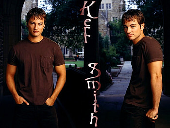 Kerr Smith, actor, eyes, cute, lips, arms, male, hair HD wallpaper