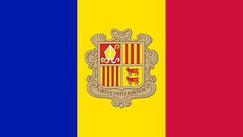 Andorra flag, U , National pride, High-quality HD wallpaper
