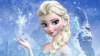 Elsa frozen queen, Disney art, Animation, Film HD wallpaper