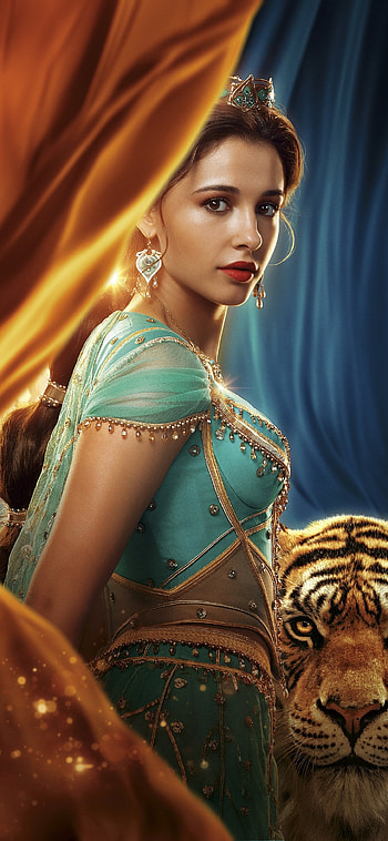 Naomi Scott, eye, head, movie, gril HD phone wallpaper