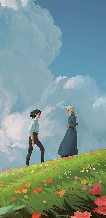 Howl And Sophie. Studio ghibli poster, Studio ghibli background, Studio ghibli fanart HD phone wallpaper