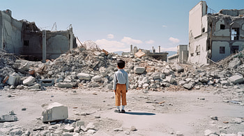 Broken Home Unbroken Spirit, boy, alone, ai, artist, artwork, digital-art HD wallpaper