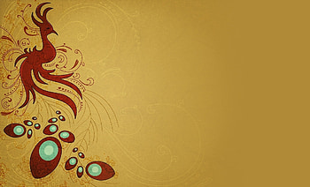 Abstract, Bird, Lines, Peacock, Tail, Curls HD wallpaper