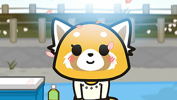 Aggretsuko, Unique , Anime character, Vibrant colors HD wallpaper