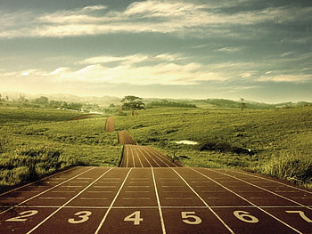 ENDLESS RUNNING TRACK, graphics, magic, sport, fantastic HD wallpaper