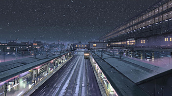Makoto Shinkai Anime, 5 Centimeters per Second HD wallpaper