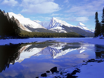 Nature, Mountains, Vertex, Lake, Reflection, Tops HD wallpaper