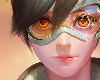 Tracer Overwatch Fan Art, tracer-overwatch, overwatch, games, xbox-games, ps-games, pc-games, 2016-games, artwork, artist, digital-art HD wallpaper