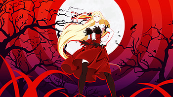Anime - Monogatari series, Kizumonogatari, Monogatari (Series), Kiss-shot Acerola-orion Heart-under-blade, anime girl HD wallpaper