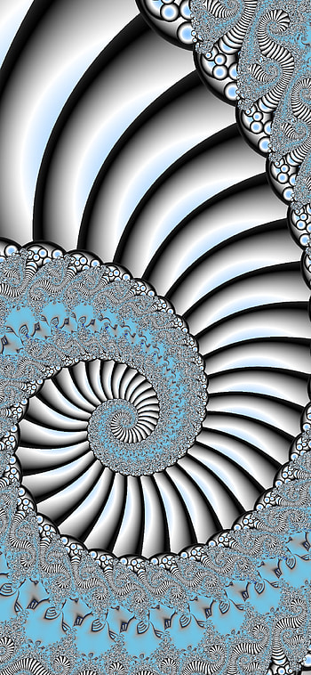 Spiral stairs, fractal, abstract HD phone wallpaper