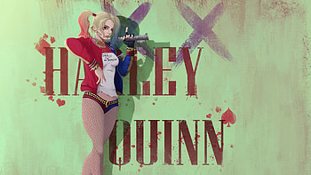 Harley Quinn Wall, harley-quinn, superheroes, artwork, artist, artstation HD wallpaper