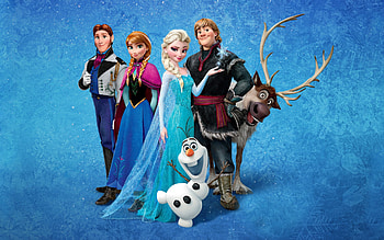 Frozen, Frozen , Cute cartoon , Winter wonderland HD wallpaper