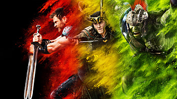 Thor Loki Hulk Thor Ragnarok, thor-ragnarok, movies, 2017-movies, thor, hulk, loki HD wallpaper