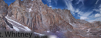 Mount whitney, mount, clouds, cool sky, whitney HD wallpaper