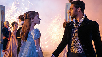 Netflix's Bridgerton, Regency dressing, Vibrant reinterpretation, Harper's Bazaar HD wallpaper