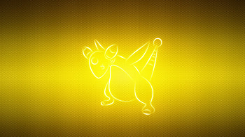 ampharos, pokemon, animal, yellow HD wallpaper