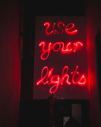 Words, Neon, Illumination, Backlight, Inscription, Motivation HD phone wallpaper