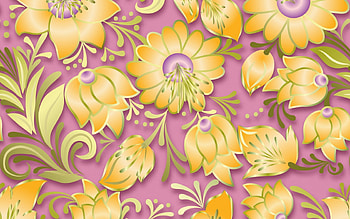 Texture, pink, yellow, flower, paper, pattern HD wallpaper